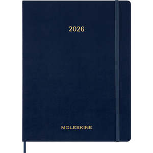 Moleskine: Moleskine 13 Month Essential Planner SC Weekly Vertical XXL Sapphire Blue 2026
