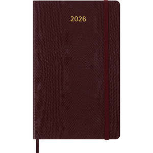 Moleskine Diary 12 Month Weekly + Notes HC Large Precious & Ethical Mamba Bordeaux 2026