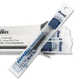 Pentel: Pentel 0.7mm Gel Refill For Retractable Roller Pen - Navy (BL77) Pack of 12