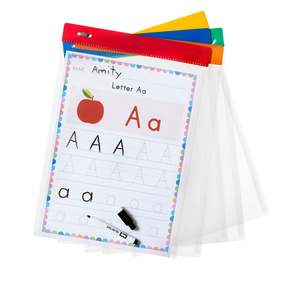 Quartet: Quartet A4 Flex Dry Erase Pocket Sleeve, Pack of 10