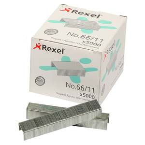 Rexel 66/11 Staples, Pack of 5000