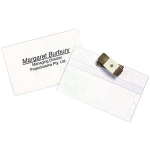 Rexel: Rexel Magnetic ID Name Badge, Pack of 10