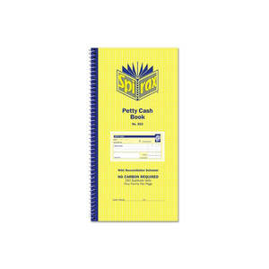 Spirax Petty Cash Book, 160 Duplicate Sets (552)