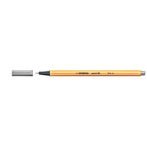 Stabilo: Stabilo Point 88 Fineliner Light Grey, Pack of 10