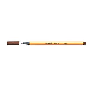Stabilo: Stabilo Point 88 Fineliner Brown, Pack of 10