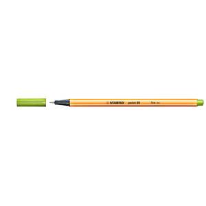 Stabilo: Stabilo Point 88 Fineliner Apple Green, Pack of 10