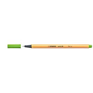 Stabilo Point 88 Fineliner Leaf Green, Pack of 10