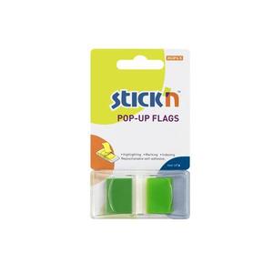 Stickn: Hopax Sticky Flags Green 45 x 25mm