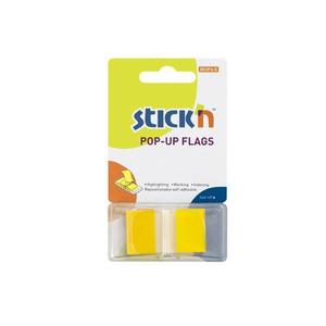 Hopax Sticky Flags Yellow 45 x 25mm