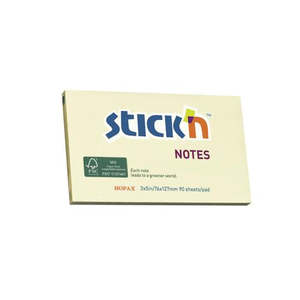 Hopax FSC Mix Credit Sticky Notes Yellow 76 x 127mm