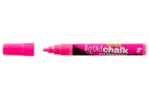 Texta Liquid Chalk Marker Bullet Wet Wipe Pink