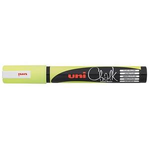 Uni Chalk Marker Fluoro Yellow Medium Tip (PWE-5M)