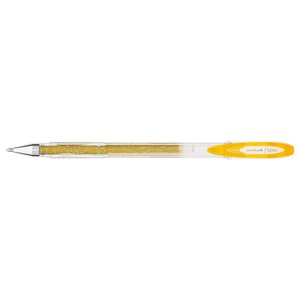 Uni-Ball Signo UM-121 Sparkling 1.0mm Pen, Capped, Gold