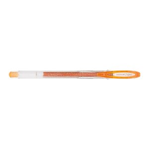 Uni-Ball Signo UM-123 Sparkling 1.0mm Pen, Capped, Orange