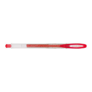 Uni-Ball Signo UN-125 Sparkling 1.0mm Pen, Capped, Red