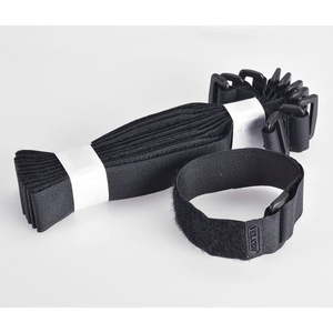 Velcro VELSTRAP 300mm x 25mm, Reusable Self-Engaging High Strength Strap, Black