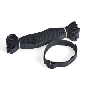 Velcro VELSTRAP 450mm x 25mm, Reusable Self-Engaging High Strength Strap, Black