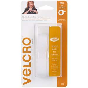 Velcro: Velcro 19mm x 60cm White Fabric Tape