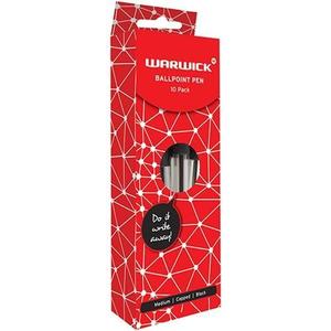 Warwick Ballpoint Pen Black x 10s