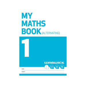 Warwick: Warwick My Maths Book 1, 10mm Quad Alternating Pages, 317mm x 230mm