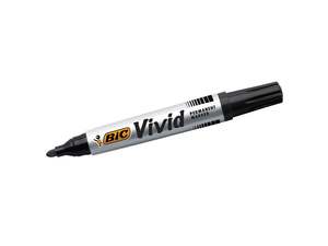 Bic Vivid ECOlutions Permanent Marker Bullet Tip Black