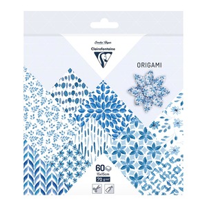 Clairefontaine Origami Paper Shibori, 15x15cm, 60 Sheets