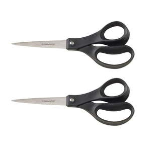 Fiskars Performance Scissors Recycled 8", Pack of 2