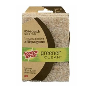 Scotch-Brite Greener Non Scratch Scrub Pads, Pack of 3
