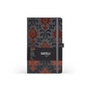 Castelli Copper Ruled Notebook, Baroque, 130mm x 210mm