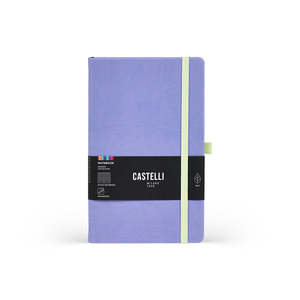 Castelli Kaleido Ruled Notebook, Iris, 130mm x 210mm
