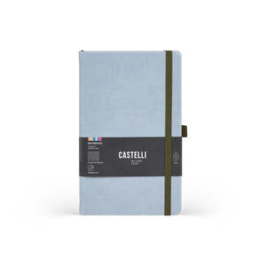 Castelli Kaleido Ruled Notebook, Steel, 130mm x 210mm