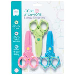 EC First Creations Safety Scissors Set of 3