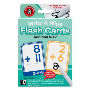 LCBF Write & Wipe Flashcards Addition With Marker