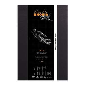 Rhodia Touch Maya Black Pad A4+ Cross n Dot
