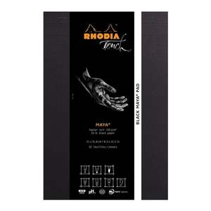 Rhodia Touch Maya Black Pad A4+ Blank
