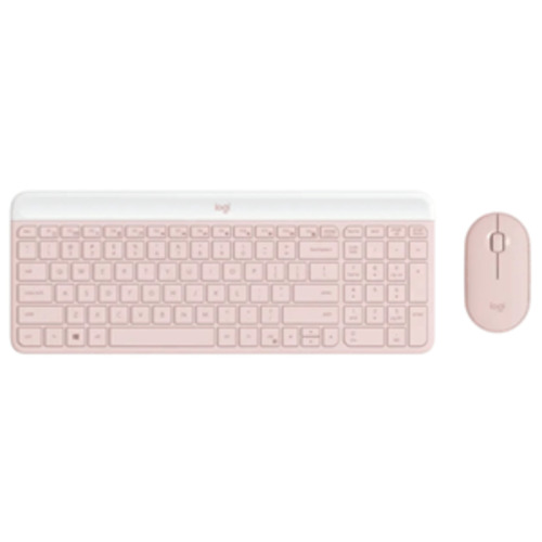 Logitech: Logitech MK470 Slim Wireless Desktop Kit - Rose