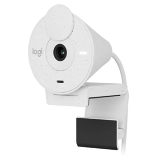 Logitech Brio 300 Webcam, USB-C Plug - Off White