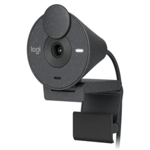 Logitech Brio 300 Webcam, USB-C Plug - Graphite