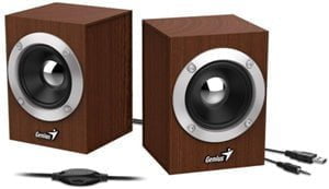 Genius: Genius SP-HF280 Wooden USB Powered Speakers