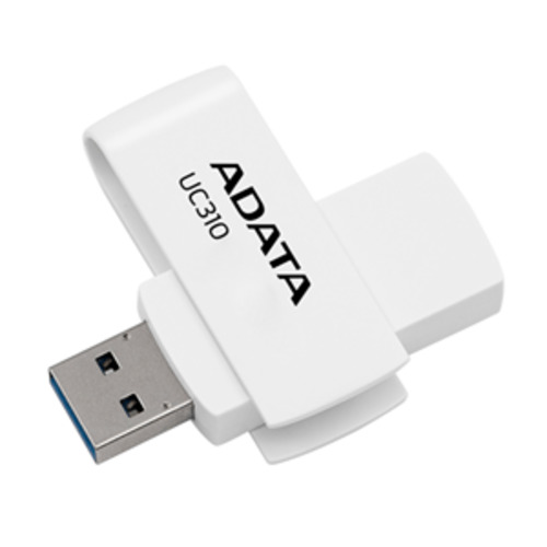 Adata: ADATA UC310 Swivel USB3.2 128GB White Flash Drive