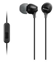 Sony: Sony MDREX15APB In Ear Headphone w/Smart Phone Control Black