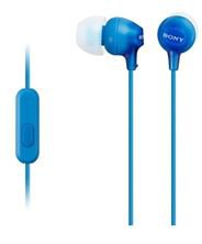 Sony: Sony MDREX15APLI In Ear Headphone w/Smart Phone Control Blue