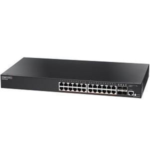 Networking: EDGECORE 24 Port Gigabit PoE+ Web Smart Pro Switch. (4-port GE SFP& 24x RJ-45 ports). Power Budget:200W. 1x RJ45 Console port. External Power. PROMO Win 1 of 9 $100 Prezzy Cards