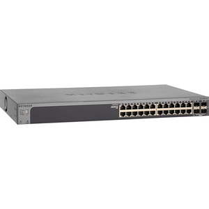 NETGEAR 28-PORT GIGABIT/10G STACKABLE SMART SWITCH (GS728TX) - MANAGED WITH 2 X &hellip;
