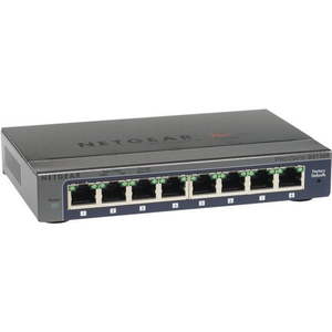 Networking: NETGEAR 8-PORT GIGABIT ETHERNET PLUS SWITCH (GS108EV3) - DESKTOP AND PROSAFE LIMITED LIFETIME PROTECTION
