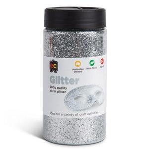 Glitter: EC Glitter 200gm - Silver