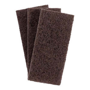 3m: 3M Doodlebug Stripping Pad, Brown, 254 x 117mm, Pack of 5 (8541)