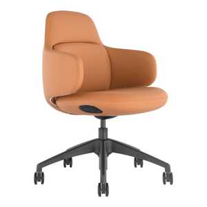 Buro Odyssey Chair, Tan PU, Nylon Base