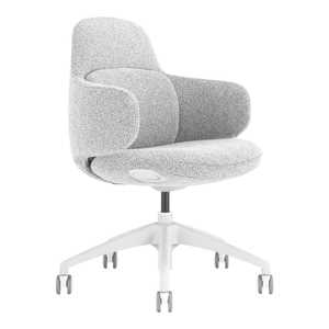 Buro Seating: Buro Odyssey Chair, Light Grey, Nylon Base