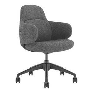 Buro Seating: Buro Odyssey Chair, Dark Grey, Nylon Base